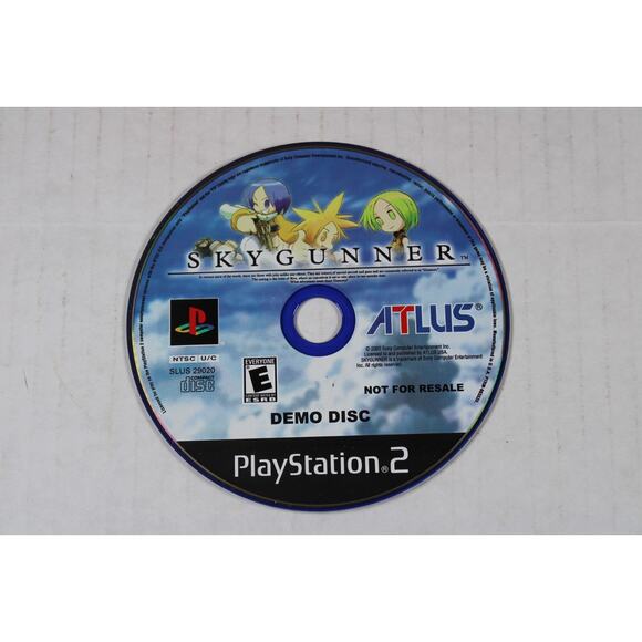 SkyGunner (Sony PlayStation 2, PS2) Not For Resale Demo Disc - authentic - Picture 1 of 6